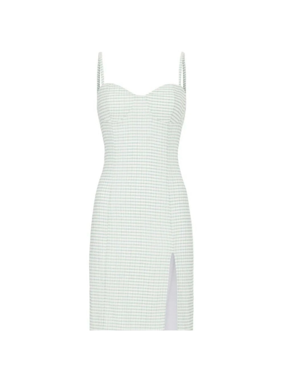 Louna Sweetheart Green gingham dress size small